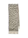 Pieces Huivi Jira wool vaaleanruskea/tiikerikuosi - Naisten huivit - 139566 - 2