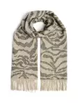 Pieces Huivi Jira wool vaaleanruskea/tiikerikuosi - Naisten huivit - 139566 - 1