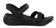 Skechers naisten sandaalit 140893/BBK GO WALK ARCH FIT 2.0 SANDAL - LAURA musta - Skechers sandaalit - 140536 - 3