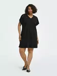 Only Carmakoma pluskoon mekko Sally v-neck musta - Mekot ja tunikat - 141356 - 1