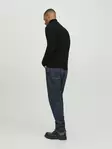 Jack&Jones miesten merinovillaneule Blamerino musta - Miesten neuleet - 132026 - 3