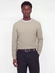 Jack&Jones miesten puuvillaneule Blustanley beige - Stickat för herrar - 142226 - 1