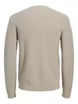 Jack&Jones miesten puuvillaneule Blustanley beige - Stickat för herrar - 142226 - 5