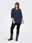 Only Carmakoma Tröja Lamour india ink - Långärmade tröjor för  damer - 139026 - 2