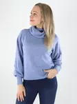 Only naisten neule Olivia roll neck sininen - Naisten neuleet - 141806 - 1