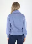 Only naisten neule Olivia roll neck sininen - Naisten neuleet - 141806 - 2
