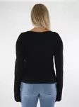 Only naisten Paita Felina boatneck musta - Naisten pitkähihaiset paidat - 136616 - 2