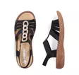 Rieker damsandaler V2870-00 svart - Rieker sandals - 138156 - 4