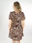 Vero Moda mekko Easy Joy ruskea/leopardikuosi - Mekot ja tunikat - 138576 - 2