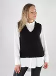 Vero Moda damkofta VMNOVAH Rib svart - Stickat för damer - 139576 - 1