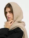 Vila Huivi Ralfi balaclava beige - Halsdukar för damer - 142376 - 2