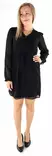 Vila Mekko Dobba Detail Short V-neck musta - Mekot ja tunikat - 136446 - 1