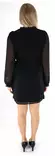 Vila Mekko Dobba Detail Short V-neck musta - Mekot ja tunikat - 136446 - 2
