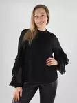 Vila naisten pusero Binna musta - Naisten kauluspaidat ja puserot - 139686 - 1