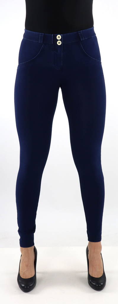 Freddy byxor Regular Waist Super Skinny blå - Byxor för damer - 134126 - 1