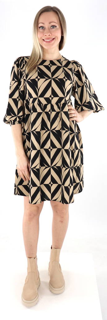 JDY Piper Soro mekko musta / beige - Mekot ja tunikat - 135026 - 1