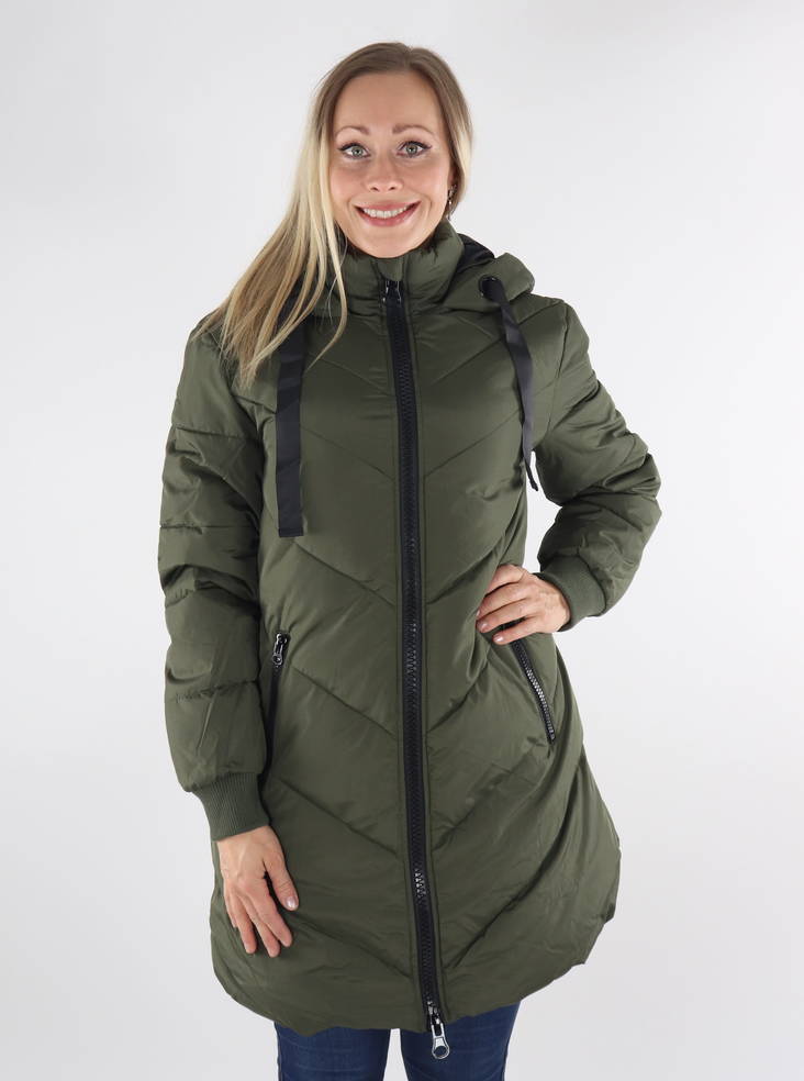 JDY vadderad jacka armygrön - Vinterjackor för damer - 134476 - 1