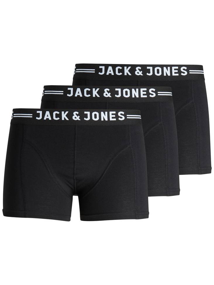 Jack&Jones Boxerit Sense 3pack blackwais - Miesten boxerit ja sukat - 130016 - 1
