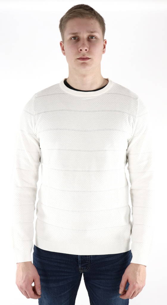 Jack & Jones miesten neule Snow valkoinen - Miesten neuleet - 127006 - 1