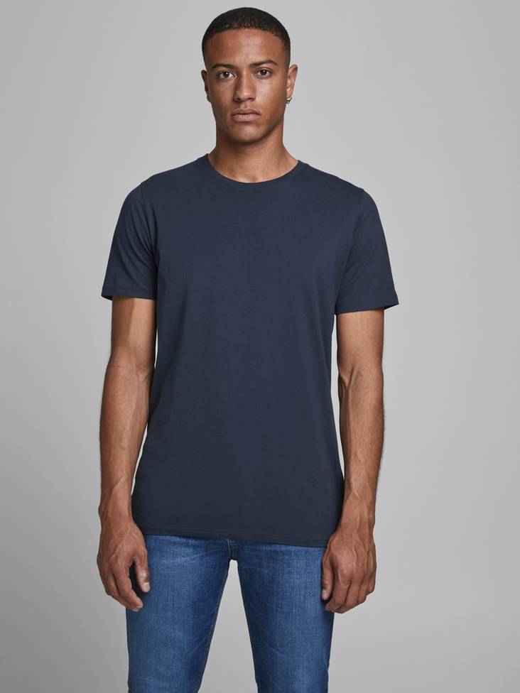 Jack & Jones blå herr t-shirt Organic basic navy - T-shirts för herrar - 127086 - 1