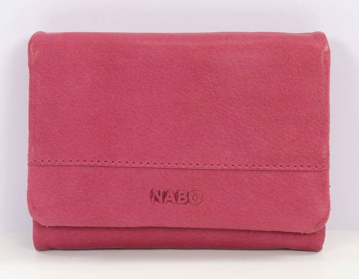 Nabo Läderplånbok NK304 fuxia - Plånböcker - 130666 - 1
