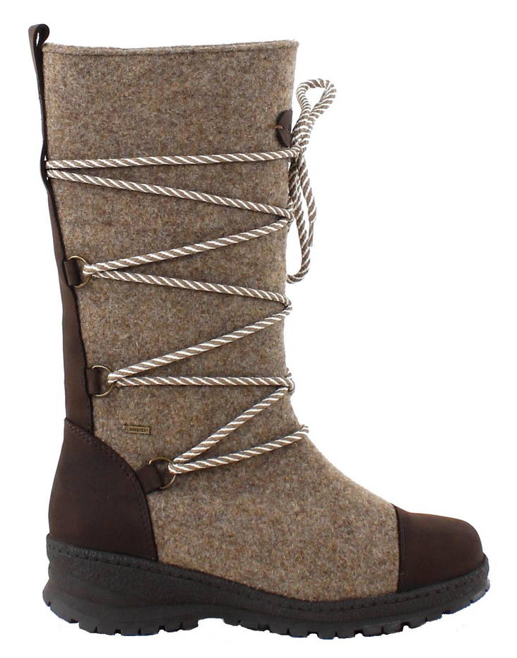 Pomar naisten Gore-tex huopasaappaat Saana sand felt - Naisten saappaat - 132356 - 1