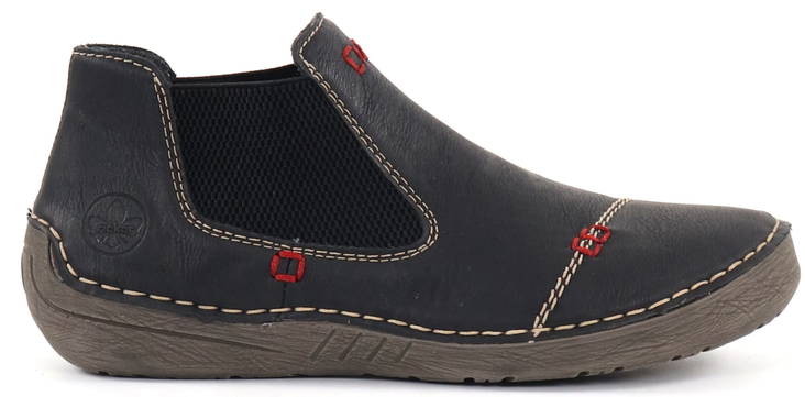 Rieker naisten kevyet Nilkkurit 52590-01 musta - Rieker nilkkurit - 131456 - 1