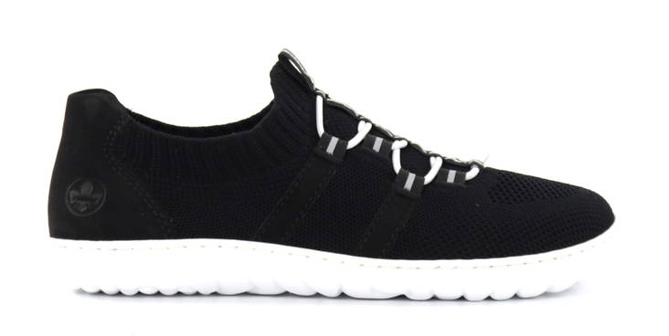 Rieker naisten paljasjalkakengät 52854-00 musta - Rieker kävelykengät - 135546 - 1