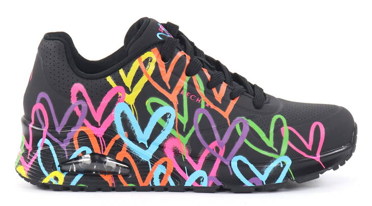 Skechers Sneakers 177981/WMLT UNO-HIGHLIGHT LOVE svart - Skechers sneakers - 132846 - 1