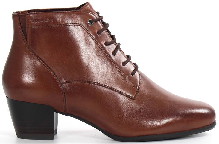 Tamaris Stövletter i läder 25115-25 cognac - Stövletter och kängor för damer - 126626 - 1