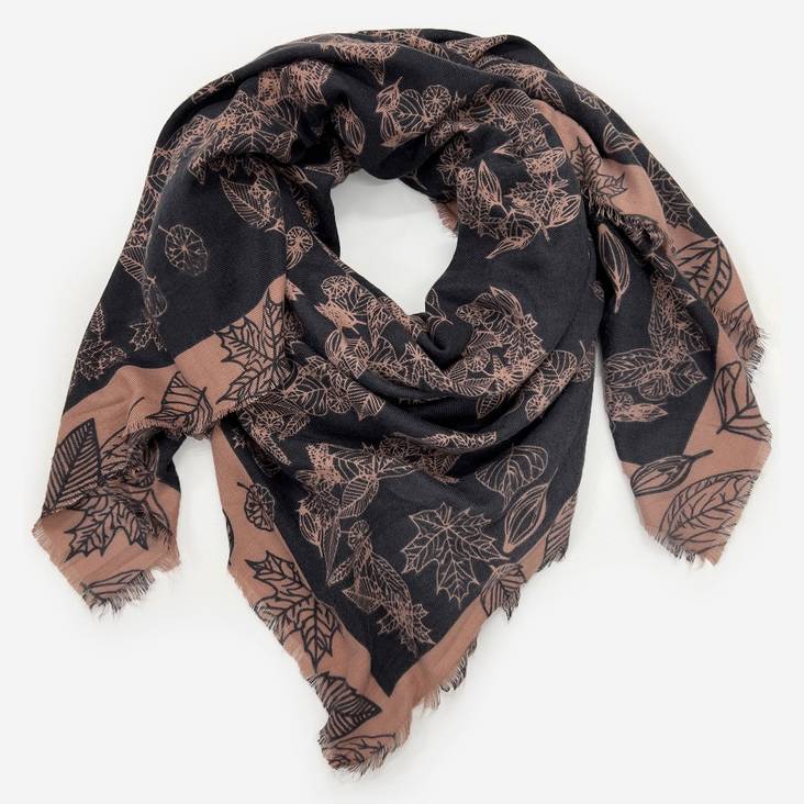 Veniz 60631 Scarf grå/rosa - Halsdukar för damer - 134976 - 1