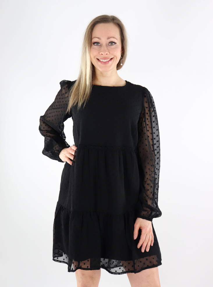 Vila Klänning Edee L/S svart - Klänningar och tunikor - 135036 - 1