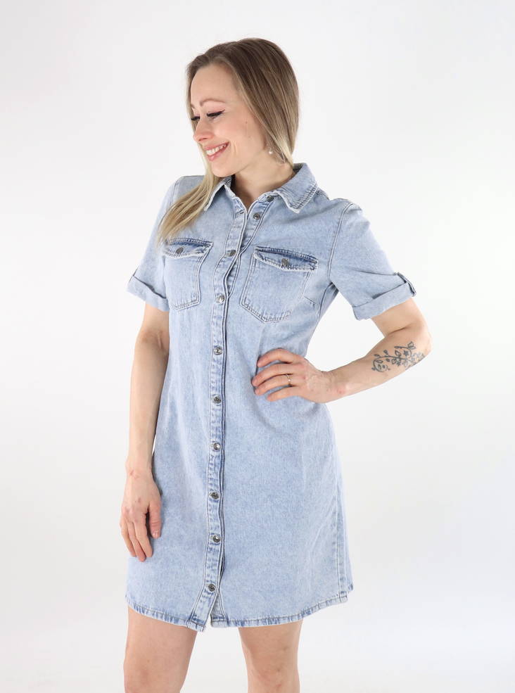 Vero Moda farkkumekko Jennie Denim light blue - Mekot ja tunikat - 135896 - 1