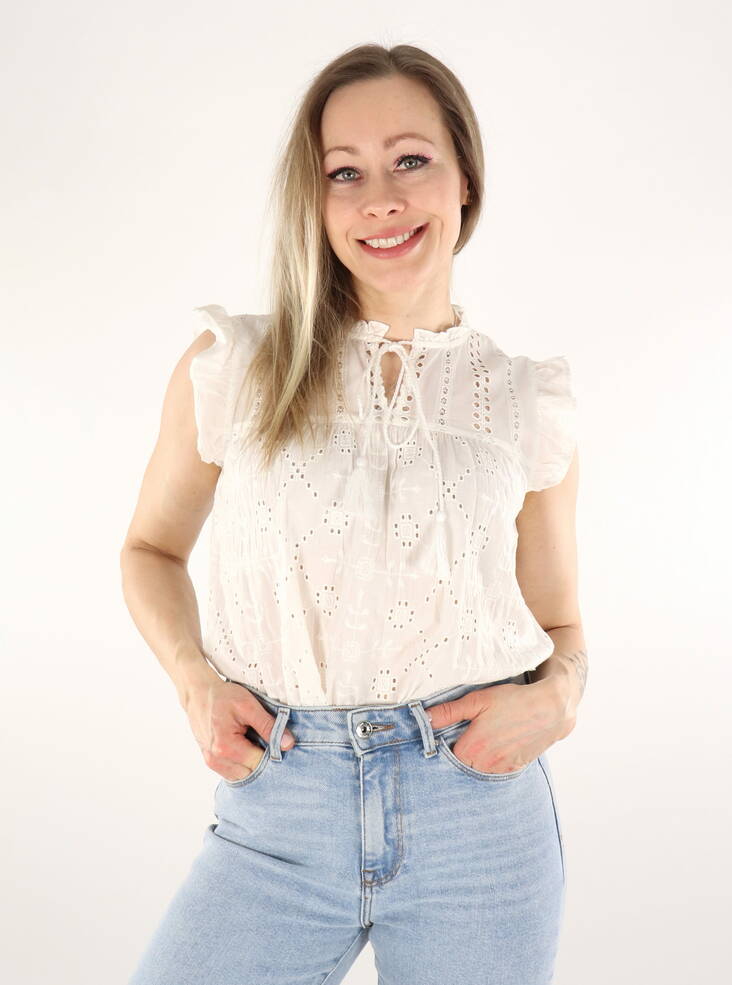 Only naisten toppi Reva Life valkoinen - Naisten topit - 136166 - 1