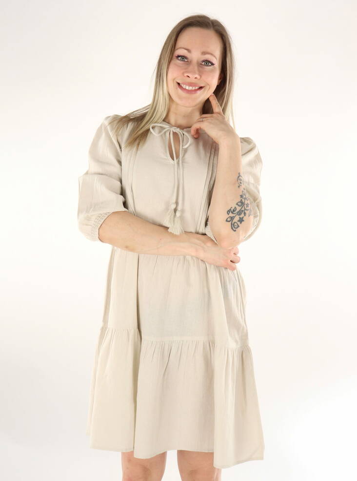 Vero Moda klänning / tunika Pretty 3/4 moonbeam - Klänningar och tunikor - 136216 - 1