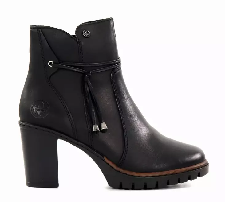 Rieker ankelboots med klack för dam Y2567-00 svart - Rieker ankelboots - 136606 - 1