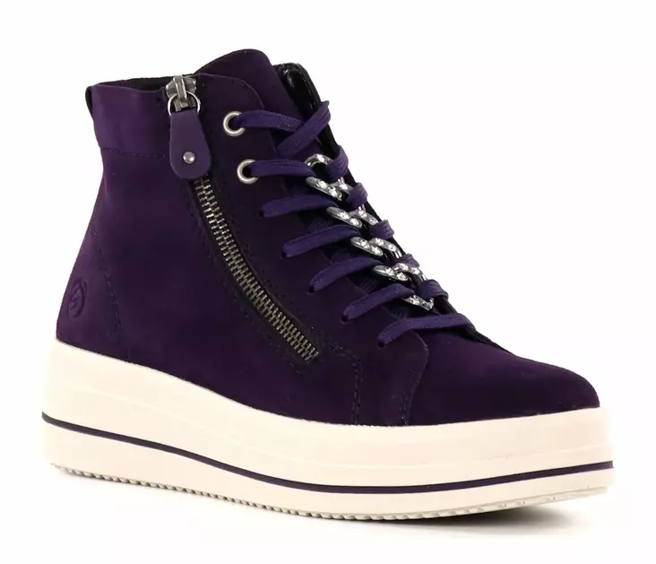 Rieker Remonte naisten nilkkurit D1C70-30 violetti - Rieker nilkkurit - 136916 - 1