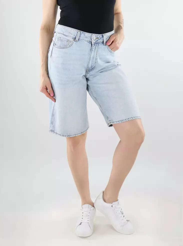 JJXX fritidshorts för damer Baggy MW ljusblå - Shorts och capribyxor för damer - 138246 - 1