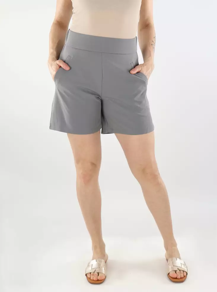 JDY damshorts stålgrå - Shorts och capribyxor för damer - 138526 - 1