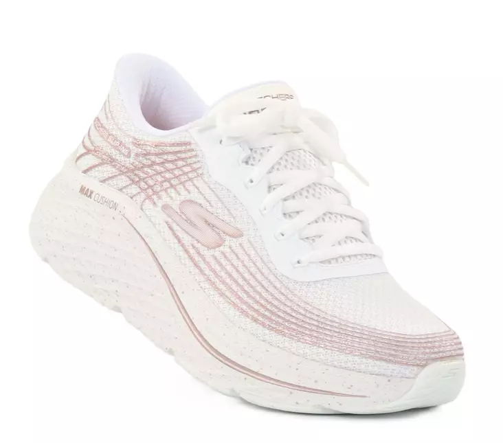 Skechers naisten tennarit 129646/WTRG MAX CUSHIONING ELITE 2.0 - KAPLAN valkoinen/ruusukulta - Skechers tennarit - 138666 - 1