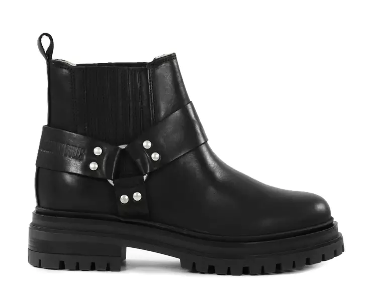Johnny Bulls naisten aitonahkaiset bootsit 35-20990 musta - Bootsit - 139356 - 1