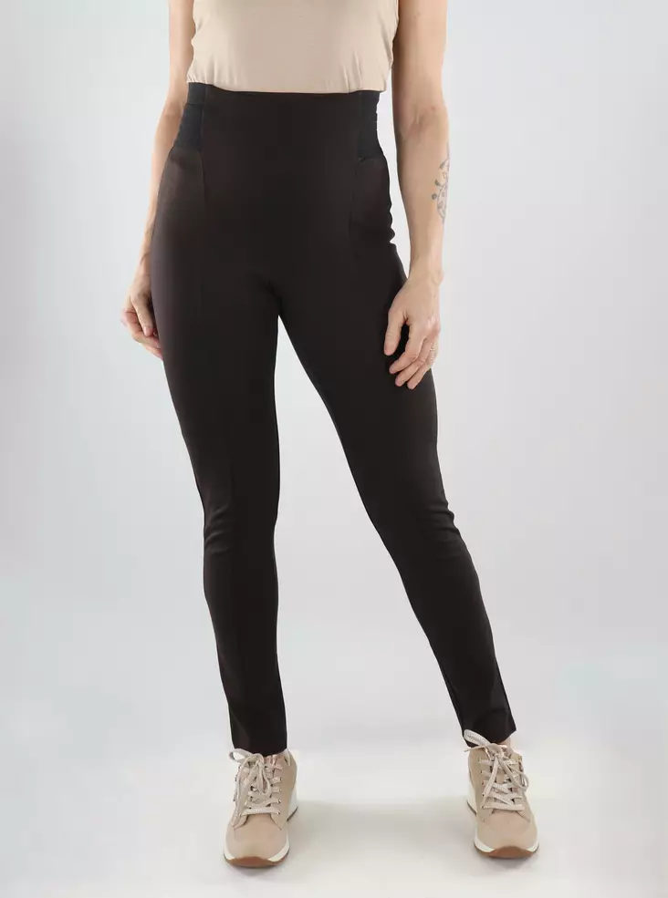 Vero Moda naisten leggingsit Lili HW Slim tummanruskea - Legginsit - 139906 - 1