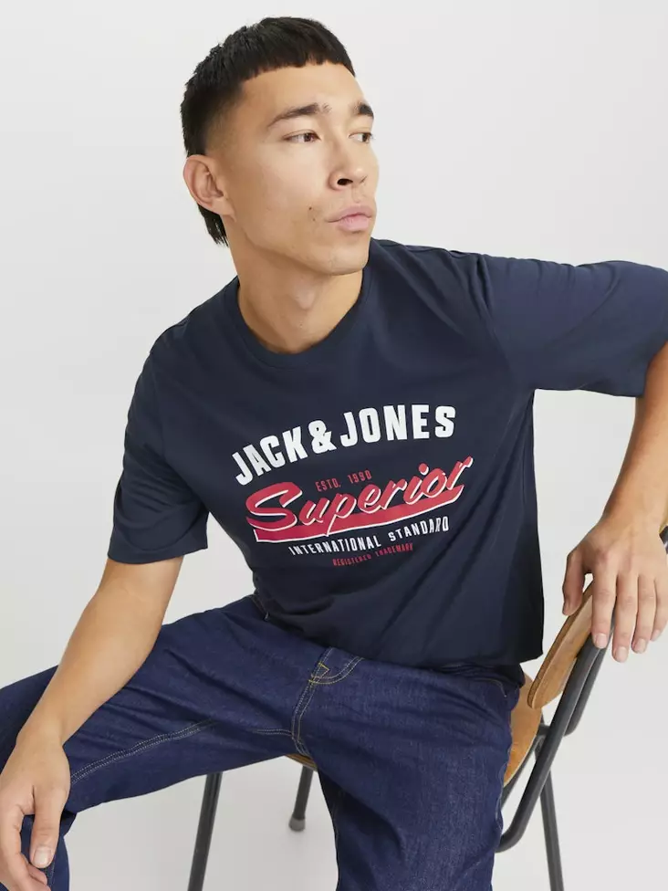 Jack&Jones miesten t-paita Logo Tee O-Neck - Miesten T-paidat - 137676 - 1