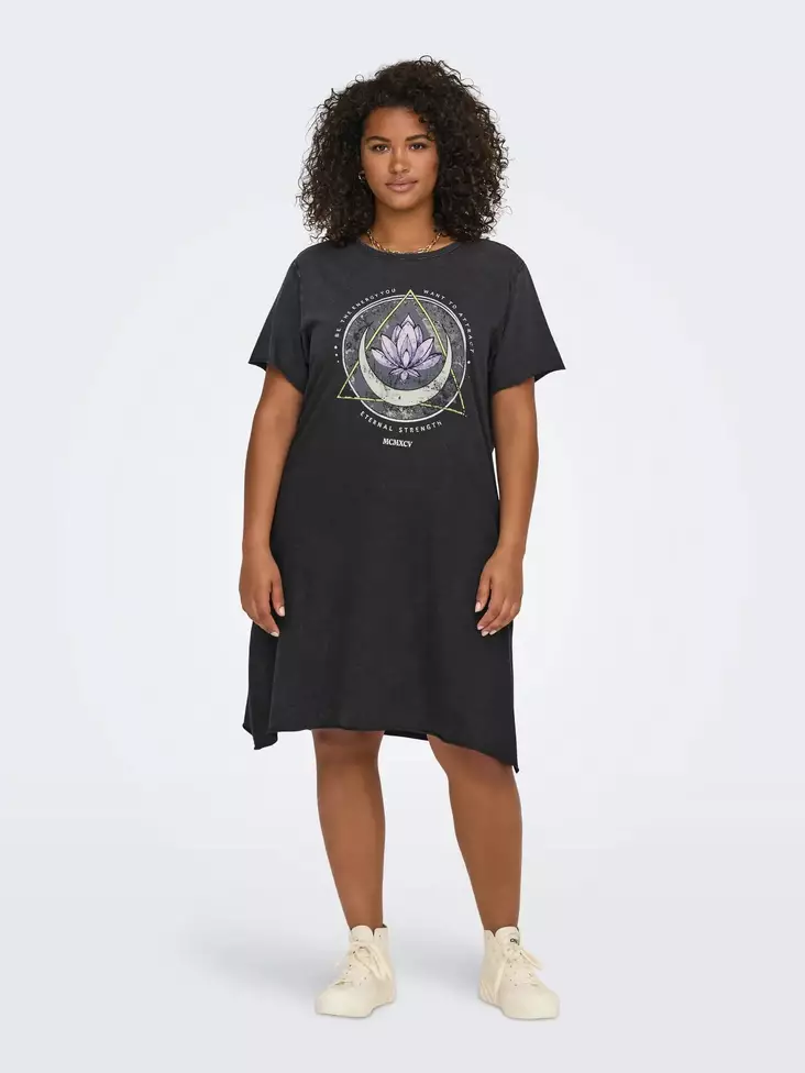 Only Carmakoma pluskoon rento Mekko Lucy Life musta - Mekot ja tunikat - 138616 - 1