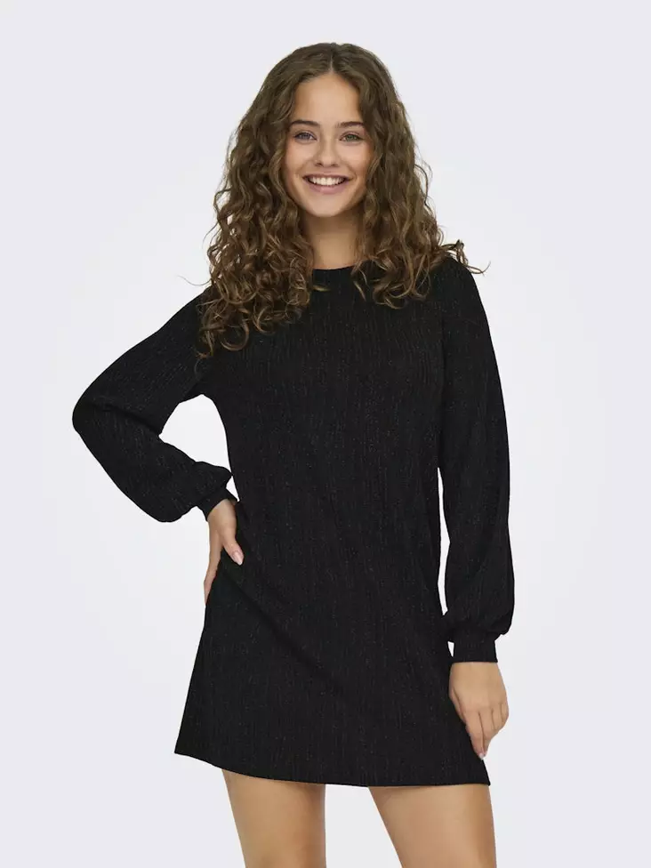 Only glittermekko rusettiyksityiskohdalla Carol musta - Mekot ja tunikat - 137566 - 1