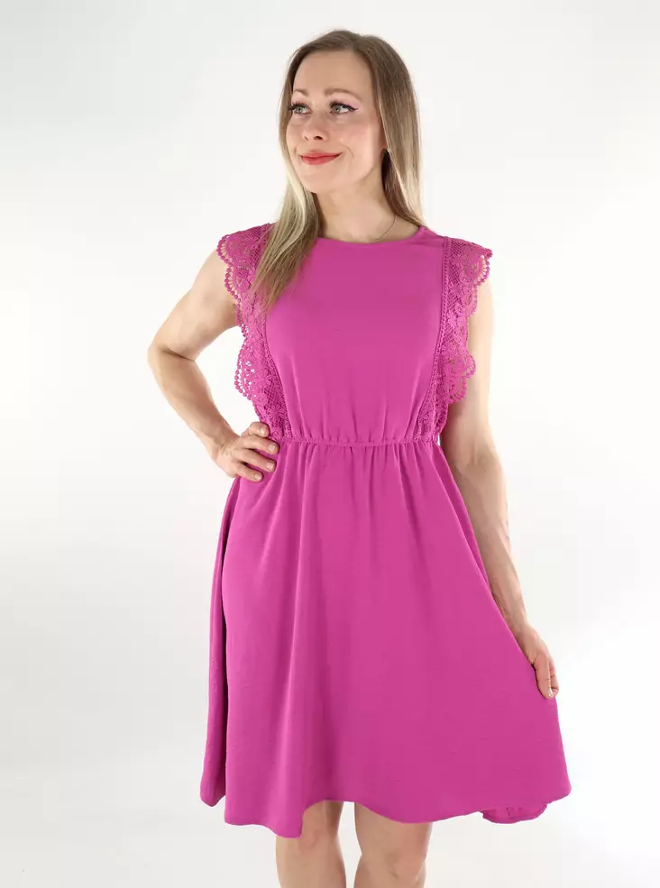 Only Mekko Mette Lace pinkki - Mekot ja tunikat - 136326 - 1