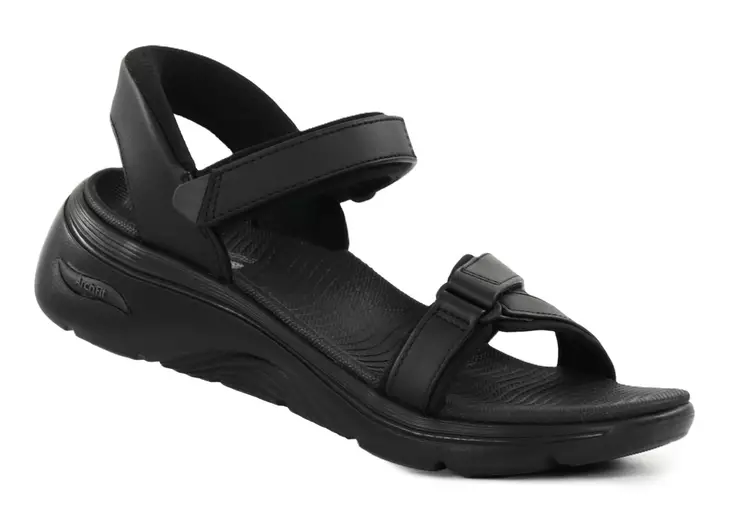 Skechers naisten sandaalit 140893/BBK GO WALK ARCH FIT 2.0 SANDAL - LAURA musta - Skechers sandaalit - 140536 - 1