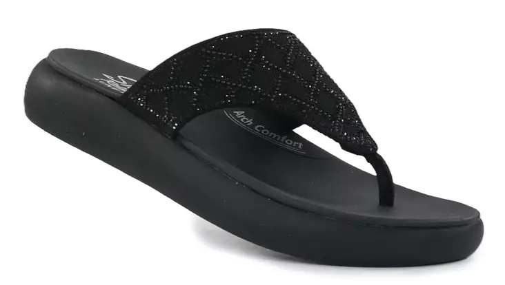 Skechers naisten varvassandaalit 164197/BBK musta - Skechers sandaalit - 141276 - 1