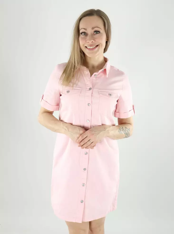 Vero Moda jeansklänning Denim parfait rosa - Klänningar och tunikor - 140376 - 1