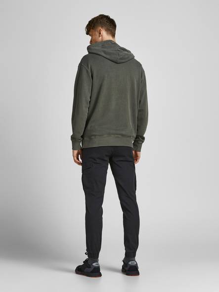 Jack&Jones miesten housut Marco cuffed musta - Miesten housut - 132827 - 2